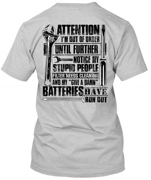 batteries have run out t shirt i love mechanic t shirt 
batteries have run out t shirt i love mechanic t shirt