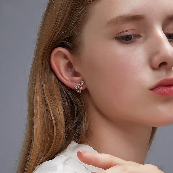 15pairs/lot korean brand new heart stud earrings fashion three layers zircon earrings for women copper white k ear jewelry accessories, Golden;silver
15pairs/lot korean brand new heart stud earrings fashion three layers zircon earrings for women copper white k ear jewelry accessories, Golden;silver