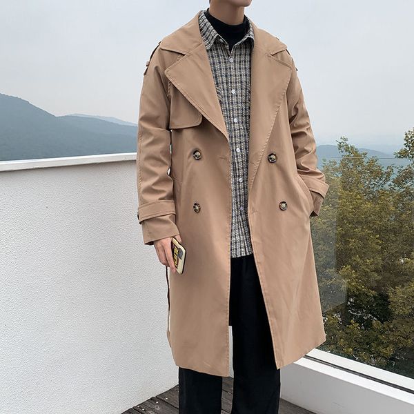 autumn korean style trench men's fashion solid color casual long coat men streetwear loose windbreaker jacket men overcoat -5xl, Tan;black
autumn korean style trench men's fashion solid color casual long coat men streetwear loose windbreaker jacket men overcoat -5xl, Tan;black