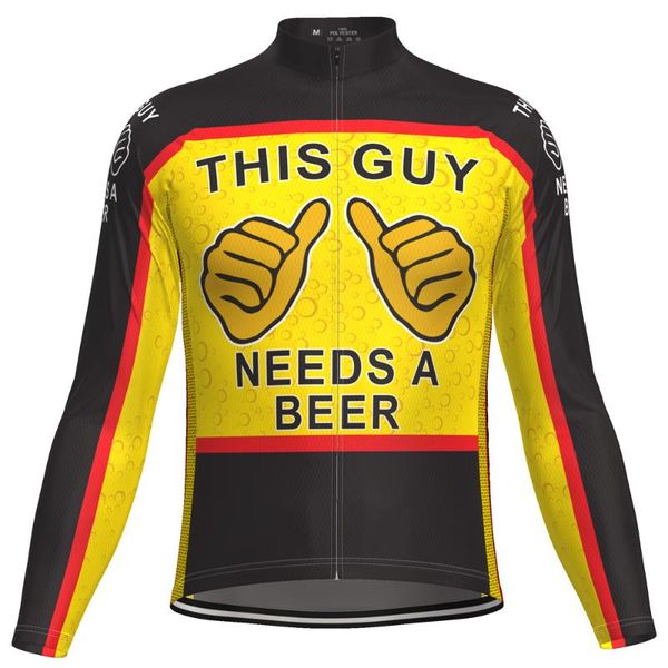 hirbgod new men's cycling jersey classic retro beer long sleeve bicycle cycling clothing bike wear clothes 2020,tyz101-02, Black;red
hirbgod new men's cycling jersey classic retro beer long sleeve bicycle cycling clothing bike wear clothes 2020,tyz101-02, Black;red
