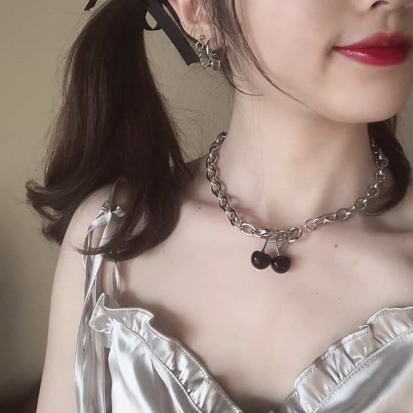 chokers mengjiqiao punk sweet cherry necklaces gothic silver color metal choker for women girls pendant chain party jewelry gifts, Golden;silver
chokers mengjiqiao punk sweet cherry necklaces gothic silver color metal choker for women girls pendant chain party jewelry gifts, Golden;silver