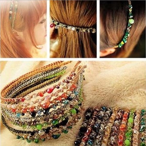 fashion bohemian style women crystal multicolor gold wire head hoop hairpin headband hair clip accessories girls hair ornaments a0252, Silver
fashion bohemian style women crystal multicolor gold wire head hoop hairpin headband hair clip accessories girls hair ornaments a0252, Silver