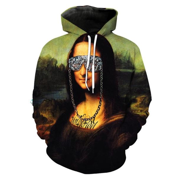 men's hoodies & sweatshirts cnuuikooek 3d cool mona printed hooded pocket pullover hoody fashion, Black
men's hoodies & sweatshirts cnuuikooek 3d cool mona printed hooded pocket pullover hoody fashion, Black