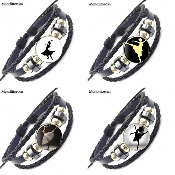 for lovers girl friend gift glass cabochon black leather bracelet bangle vintage women jewelry ballerina dancing, Golden;silver
for lovers girl friend gift glass cabochon black leather bracelet bangle vintage women jewelry ballerina dancing, Golden;silver