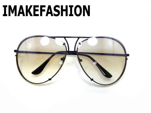 sunglasses imakefashion oversized pilot for men and women brand designer style colorful gradient eyewear retro jww209, White;black
sunglasses imakefashion oversized pilot for men and women brand designer style colorful gradient eyewear retro jww209, White;black