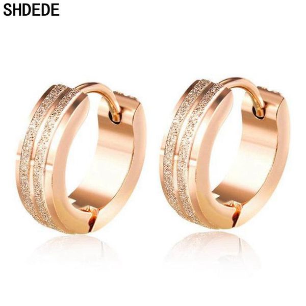 shdede stainless steel hoop earrings for women frosting fashion jewelry circle casual not allergic -o586, Golden;silver
shdede stainless steel hoop earrings for women frosting fashion jewelry circle casual not allergic -o586, Golden;silver