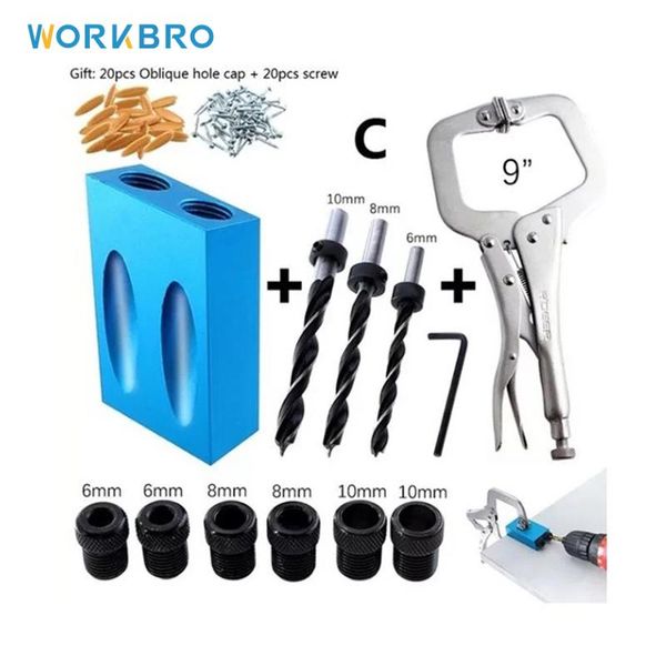 деревообработка косого hole locator 55 шт kit diy инструментов сверла карманных отверстия jig kit guide set перфоратор плотницких инструмент
деревообработка косого hole locator 55 шт kit diy инструментов сверла карманных отверстия jig kit guide set перфоратор плотницких инструмент