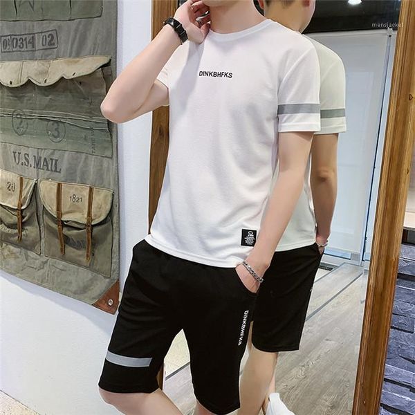 t-shirt with short pants casual student sport suit for young men summer mens sport tracksuit korean slim cool short sleeves, Gray
t-shirt with short pants casual student sport suit for young men summer mens sport tracksuit korean slim cool short sleeves, Gray
