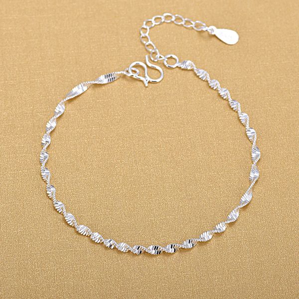 fashion simple elegant 925 silver twisted chain bracelets jewelry for woman gifts 2020, Black
fashion simple elegant 925 silver twisted chain bracelets jewelry for woman gifts 2020, Black