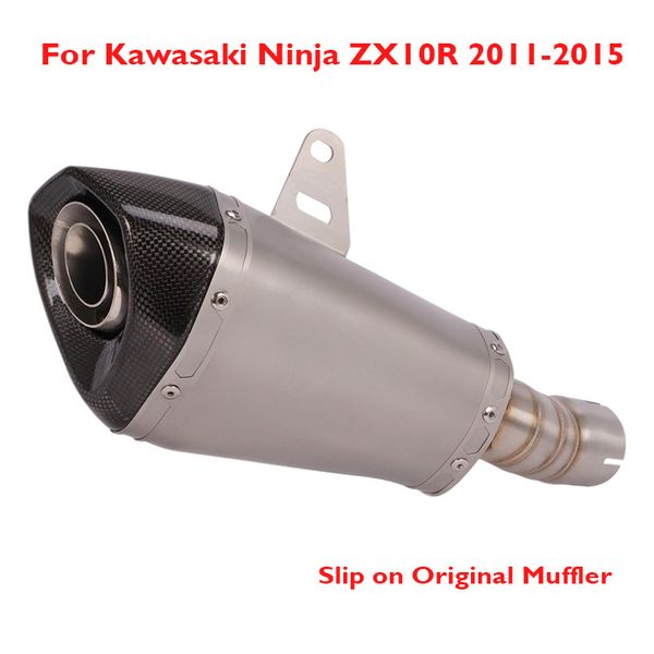 ninja zx10r motorcycle exhaust pipe muffler escape tip slip on exhaust system for ninja zx10r 2011-2020
ninja zx10r motorcycle exhaust pipe muffler escape tip slip on exhaust system for ninja zx10r 2011-2020