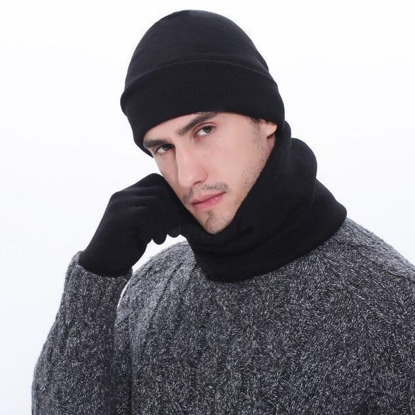 new fashion winter knitted scarf gloves hat set men circle neck screen touch finger temperament warm cotton beanie scarves glove, Blue;gray
new fashion winter knitted scarf gloves hat set men circle neck screen touch finger temperament warm cotton beanie scarves glove, Blue;gray