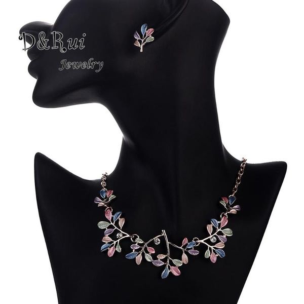 2020 enamel leaf jewelry sets women girls african costume necklaces metal stud earrings set for mother's day gift, Silver
2020 enamel leaf jewelry sets women girls african costume necklaces metal stud earrings set for mother's day gift, Silver