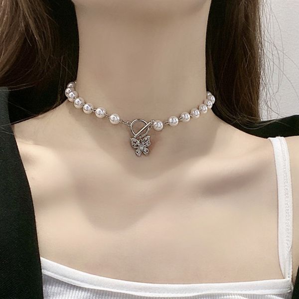chokers fashion women chic butterfly imitation pearl necklace for clavicle chain choker party jewlery accessories, Golden;silver
chokers fashion women chic butterfly imitation pearl necklace for clavicle chain choker party jewlery accessories, Golden;silver