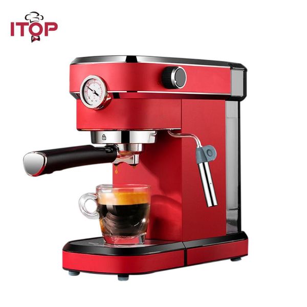 i15bar semi-automatic coffee machine with pressure gauge household coffee maker built-in milk frother 220v red black
i15bar semi-automatic coffee machine with pressure gauge household coffee maker built-in milk frother 220v red black