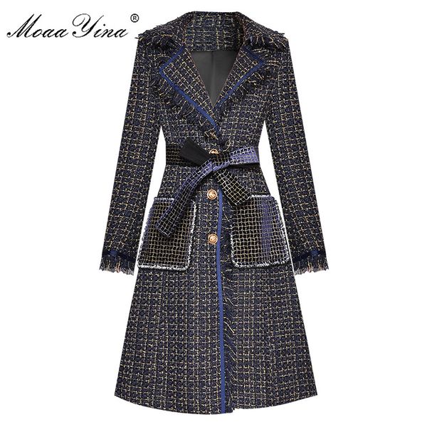 women's trench coats moaayina fashion designer woolen cloth windbreaker overcoat autumn women single-breasted tassel long sleeve plaid, Tan;black
women's trench coats moaayina fashion designer woolen cloth windbreaker overcoat autumn women single-breasted tassel long sleeve plaid, Tan;black