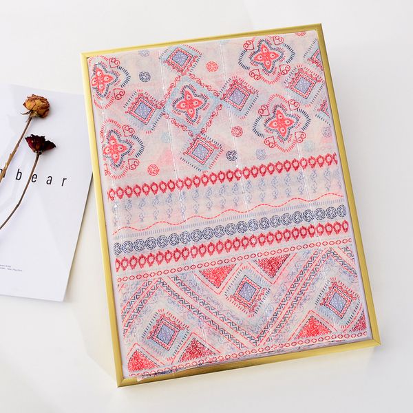 phle foreign trade export thin sequined scarf scarf pink geometric rhombus shawl wear sequin long large gauze, Blue;gray
phle foreign trade export thin sequined scarf scarf pink geometric rhombus shawl wear sequin long large gauze, Blue;gray