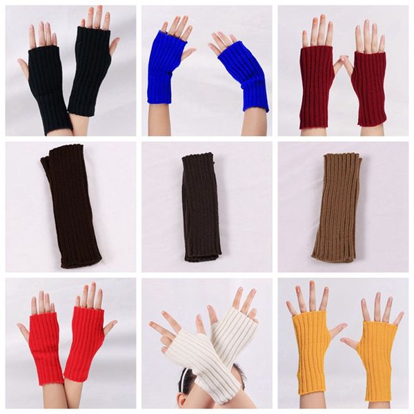 casual fashion semi-long gloves knitted fingerless winter gloves soft mitten female warm without fingers, Blue;gray
casual fashion semi-long gloves knitted fingerless winter gloves soft mitten female warm without fingers, Blue;gray