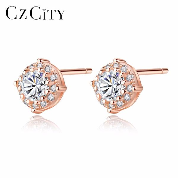 czcity 925 sterling silver zircon stud earrings for women small lovely exquisite flower earrings party jewelry factory wholesale, Golden;silver
czcity 925 sterling silver zircon stud earrings for women small lovely exquisite flower earrings party jewelry factory wholesale, Golden;silver
