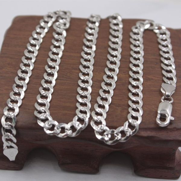 real s925 silver necklace for men simple curb link 6mm gift chain 19.6''l new gift
real s925 silver necklace for men simple curb link 6mm gift chain 19.6''l new gift