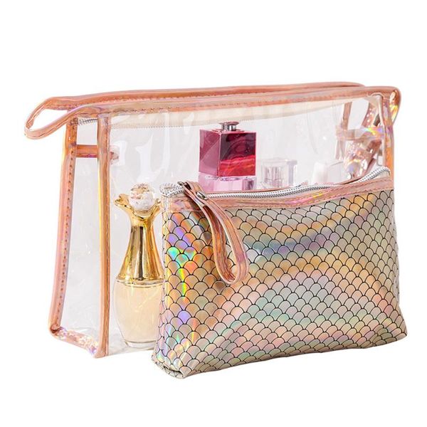 моды 2 в 1 clear туалетных wash bag mermaid рыбьей чешуи макияж сумка для путешествий косметические случай путешествия прозрачный cosmetic
моды 2 в 1 clear туалетных wash bag mermaid рыбьей чешуи макияж сумка для путешествий косметические случай путешествия прозрачный cosmetic