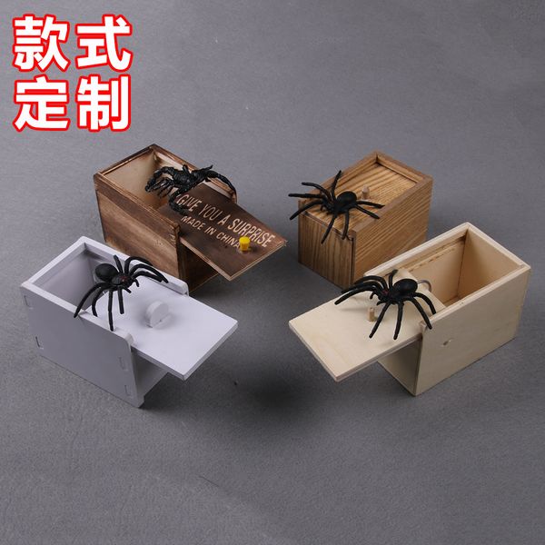 kid toys prank toys scary spider box scary little wooden box 2020 selling gift of the friend
kid toys prank toys scary spider box scary little wooden box 2020 selling gift of the friend