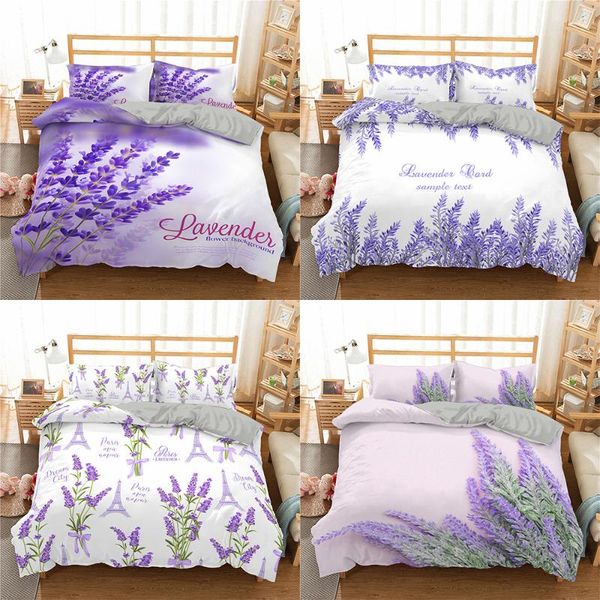 bedding sets lavender flower set purple duvet cover king size quilt child bedclothes comforter 2/3pcs
bedding sets lavender flower set purple duvet cover king size quilt child bedclothes comforter 2/3pcs