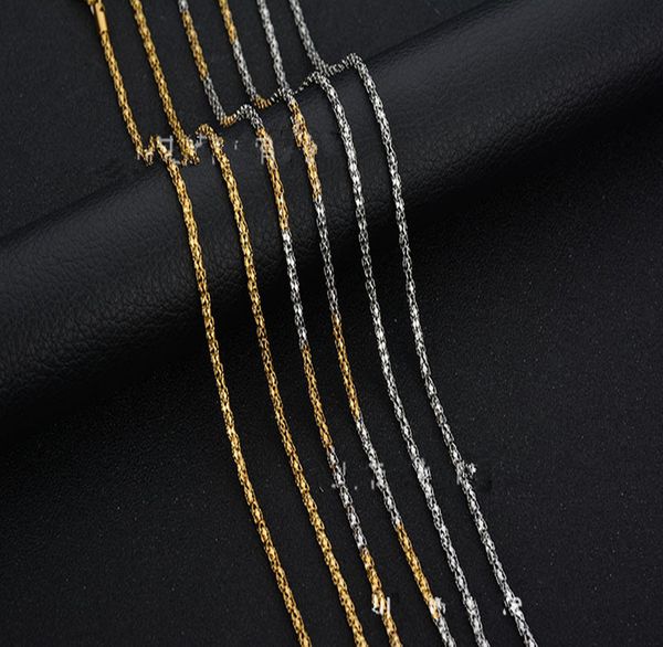 1.9mm titanium steel corn chain mens jewelry stainless steel necklace popcorn without pendant box chain, Silver
1.9mm titanium steel corn chain mens jewelry stainless steel necklace popcorn without pendant box chain, Silver