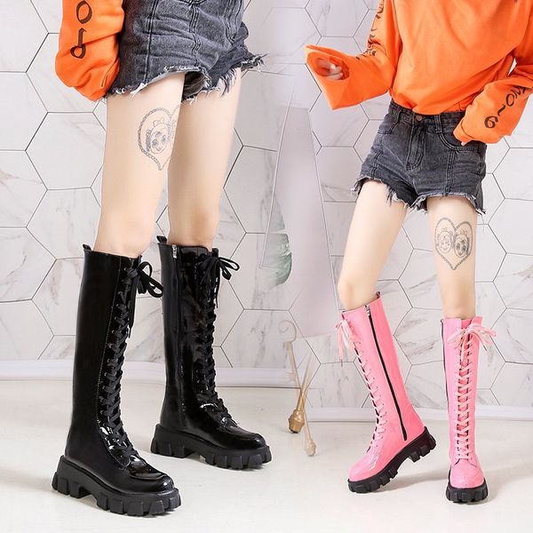 women boots over knee women's shoes autumn lace up boots-women booties ladies low heels booties luxury designer round toe, Black
women boots over knee women's shoes autumn lace up boots-women booties ladies low heels booties luxury designer round toe, Black