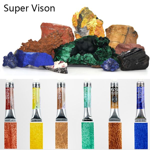 super vision real natural mineral watercolor tube 8ml master water color paint for painting artist art suppliers
super vision real natural mineral watercolor tube 8ml master water color paint for painting artist art suppliers