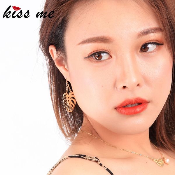 kissme concise style gold color hollowed-out leaves drop earrings for women gifts alloy dangle earrings new fashion accessories, Silver
kissme concise style gold color hollowed-out leaves drop earrings for women gifts alloy dangle earrings new fashion accessories, Silver