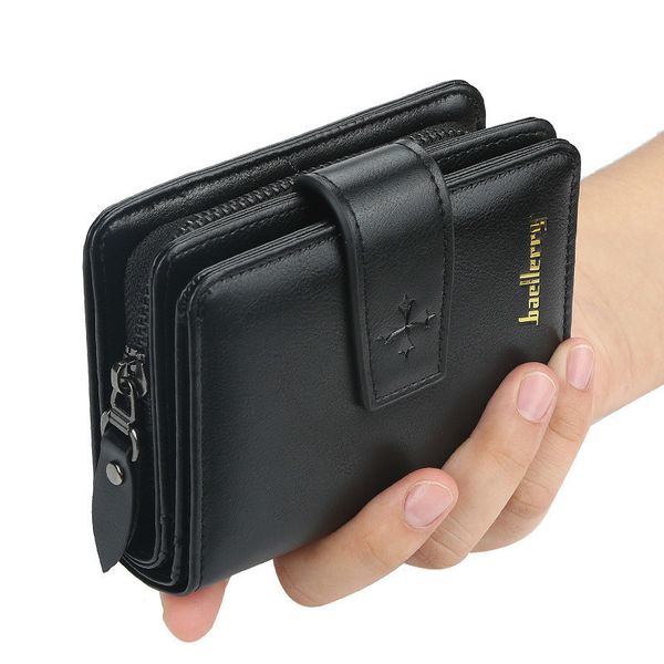 new business men wallets zipper card holder male purse new pu leather vintage coin holder men wallets, Red;black
new business men wallets zipper card holder male purse new pu leather vintage coin holder men wallets, Red;black