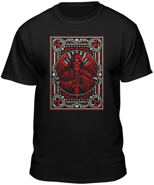 death grim reaper men playing card skull skeleton gothic t shirt men women black tee shirt latest new style
death grim reaper men playing card skull skeleton gothic t shirt men women black tee shirt latest new style