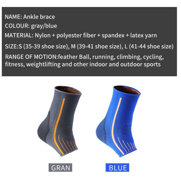 ankle support protectors are comfortable and breathable to prevent sprains running basketball football gym fitness exercise equipment, Blue;black
ankle support protectors are comfortable and breathable to prevent sprains running basketball football gym fitness exercise equipment, Blue;black