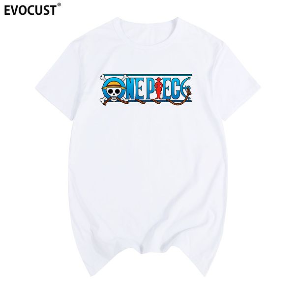 one piece luffy t-shirt cotton men t shirt new women summer