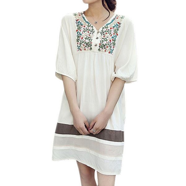 maternity dresses cotton blous blusa dress plus size clothes for pregnant women roupa de gestante women's clothing fashion, White
maternity dresses cotton blous blusa dress plus size clothes for pregnant women roupa de gestante women's clothing fashion, White