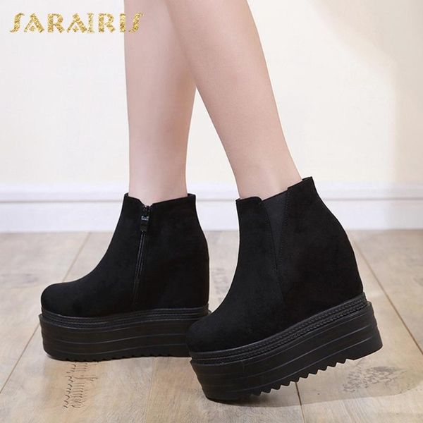 sarairis 2020 new arrivals ankle boots woman shoes zip up spring autumn wedge high heels platform shoes ladies boots female, Black
sarairis 2020 new arrivals ankle boots woman shoes zip up spring autumn wedge high heels platform shoes ladies boots female, Black