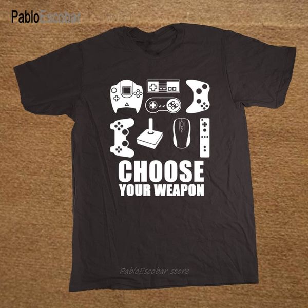 новые летние мужская тенниска выберите свое оружие gamer футболку video game controller tee хлопка с коротким рукавом футболки
новые летние мужская тенниска выберите свое оружие gamer футболку video game controller tee хлопка с коротким рукавом футболки