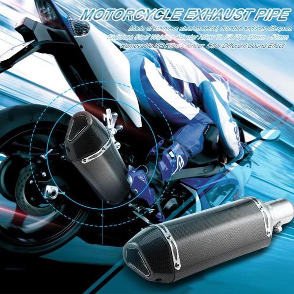 universal motorcycle exhaust pipe muffler scooter 38-51mm with removable db killer for most motorcycle
universal motorcycle exhaust pipe muffler scooter 38-51mm with removable db killer for most motorcycle