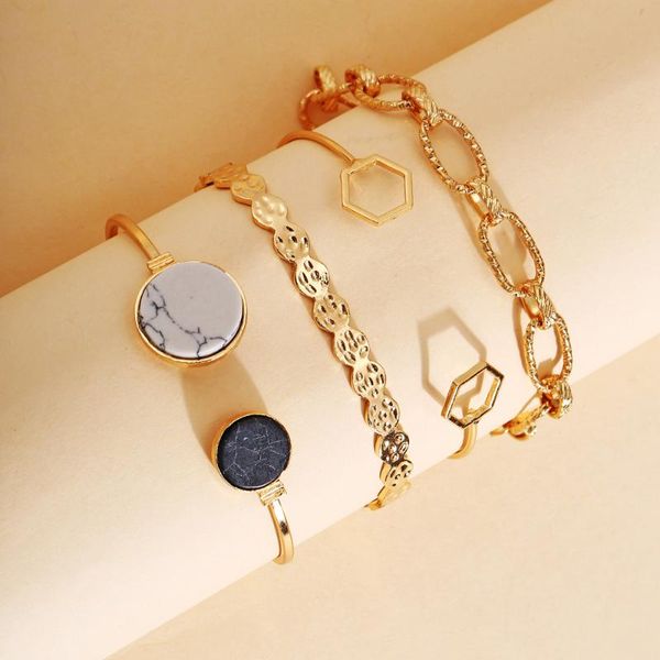 charm bracelets boho bracelet jewellery hand set retro metal bangles for women wedding gold adjustable natural stone geometric sister, Golden;silver
charm bracelets boho bracelet jewellery hand set retro metal bangles for women wedding gold adjustable natural stone geometric sister, Golden;silver