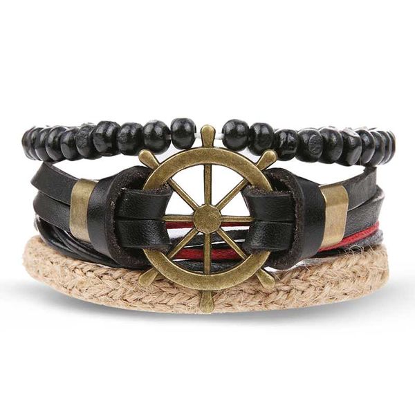 tennis vienkim 2021 vintage bohemia 4 pcs/set bead multilayer leather bracelet for men punk wristband bracelets bangles pulsera jewelry, Golden;silver
tennis vienkim 2021 vintage bohemia 4 pcs/set bead multilayer leather bracelet for men punk wristband bracelets bangles pulsera jewelry, Golden;silver