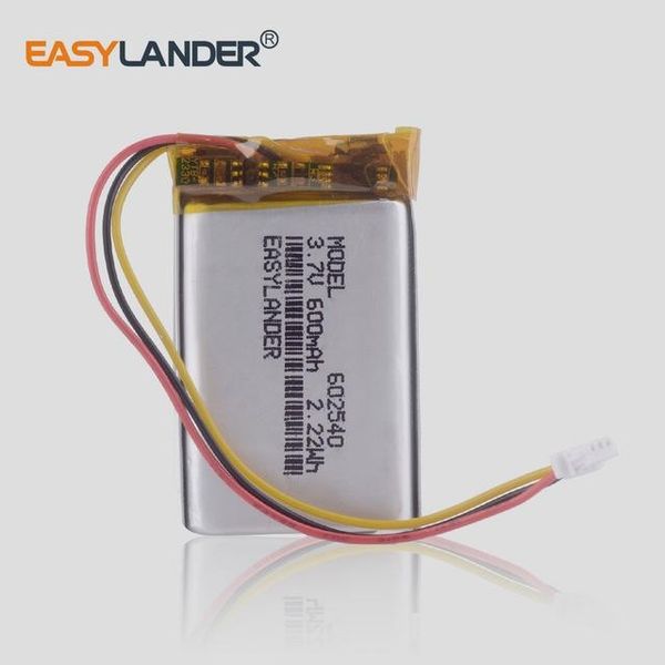 replacement batteries 602540 3.7v 2.2wh 600mah rechargeable li-polymer li-ion battery for tachograph mp3 mp4 gps psp papago dvr mio
replacement batteries 602540 3.7v 2.2wh 600mah rechargeable li-polymer li-ion battery for tachograph mp3 mp4 gps psp papago dvr mio