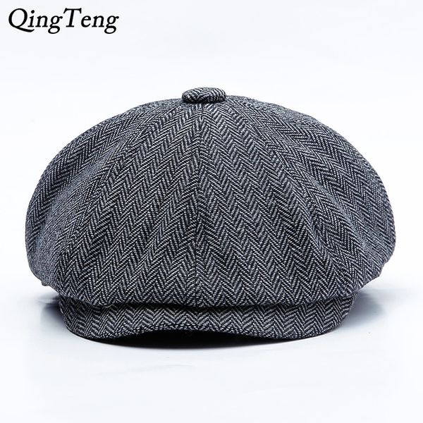 berets peaky blinders men hat autumn vintage herringbone octagon cap women's casual pumpkin gatsby flat beret hats, Blue;gray
berets peaky blinders men hat autumn vintage herringbone octagon cap women's casual pumpkin gatsby flat beret hats, Blue;gray