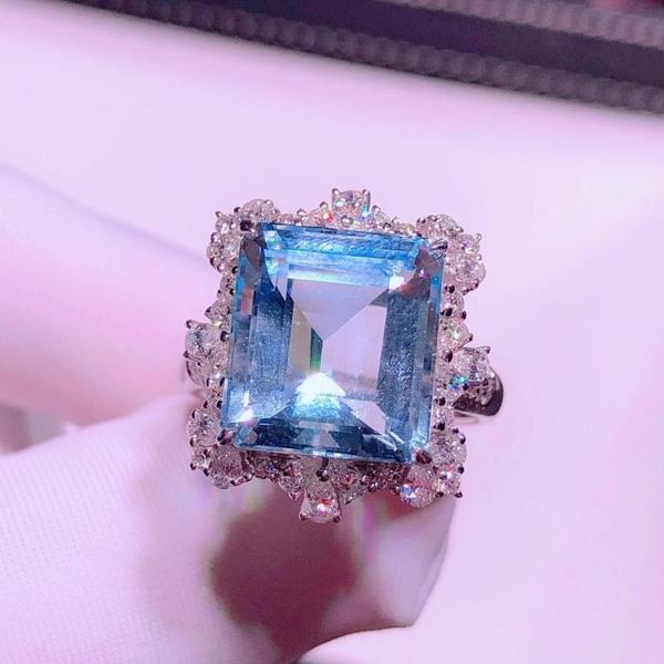 cluster rings h809 aquamarine ring fine jewelry pure 18 k gold natural blue gemstones 9.25ct, Golden;silver
cluster rings h809 aquamarine ring fine jewelry pure 18 k gold natural blue gemstones 9.25ct, Golden;silver