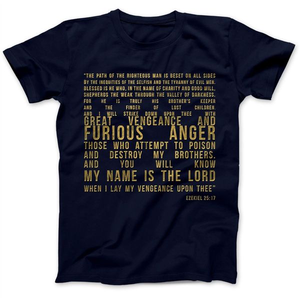 иезекииль 25:17 t-shirt 100% хлопок премиум сэмюэл л. джексон криминальное чтиво quote новый 2019 мужская мода высокого качества повседневна
иезекииль 25:17 t-shirt 100% хлопок премиум сэмюэл л. джексон криминальное чтиво quote новый 2019 мужская мода высокого качества повседневна