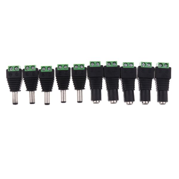 10pcs 12v male female dc power plug jack adapter connector
10pcs 12v male female dc power plug jack adapter connector
