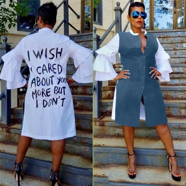 printing petal sleeve panelled dresses casual women dress spring women desigenr dresses fashion letter, Black;gray
printing petal sleeve panelled dresses casual women dress spring women desigenr dresses fashion letter, Black;gray
