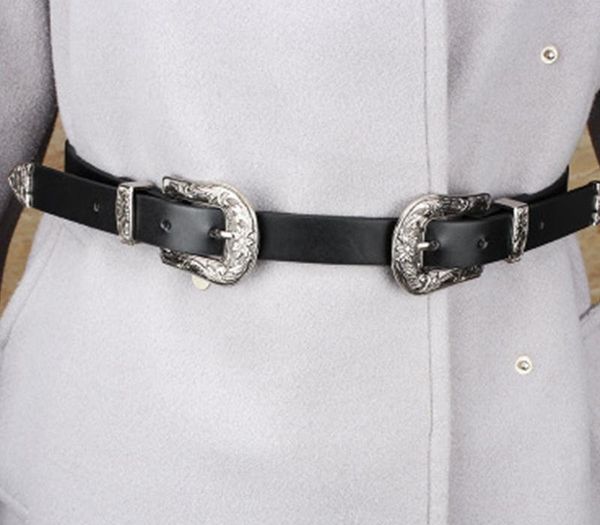 2020 new fashion vintage carved design metal double buckle waist belt waistband leather belts for women female, Black;brown
2020 new fashion vintage carved design metal double buckle waist belt waistband leather belts for women female, Black;brown