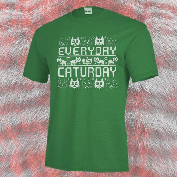 fashion men t shirt brand new every day is caturday faux-sweater shirt, mens & fitted womens, cats tee shirt
fashion men t shirt brand new every day is caturday faux-sweater shirt, mens & fitted womens, cats tee shirt