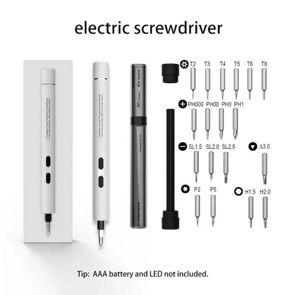 portable cordless electric screwdriver with 18 drill bits for small precision devices lapsmart phone watch cameras drone
portable cordless electric screwdriver with 18 drill bits for small precision devices lapsmart phone watch cameras drone