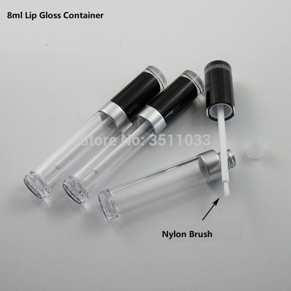 storage bottles & jars 8ml cosmetic lip gloss glaze brush container clear black lipstick refillable bottle silver lipgloss oil wand tube
storage bottles & jars 8ml cosmetic lip gloss glaze brush container clear black lipstick refillable bottle silver lipgloss oil wand tube
